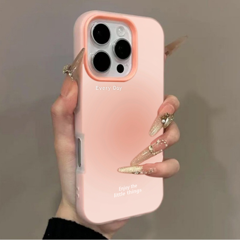 X Phone Accessories - Pink Gradient Pattern Phone Case For
