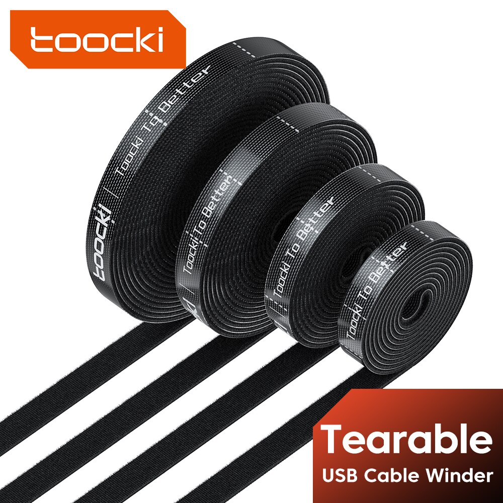 Phone Accessories Organizer - Toocki Cable Organizer Cable Management Tearable