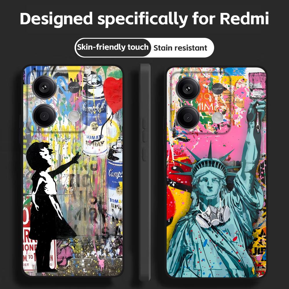X Phone Accessories - Banksy Graffiti Art Phone Case For