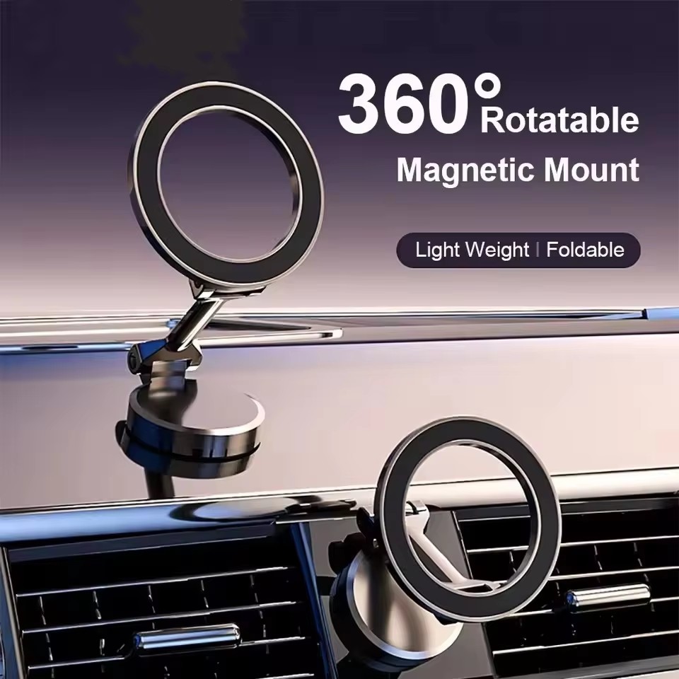 Phone Accessories And Gadget - Foldable Magnet Car Mobile Phone Holder