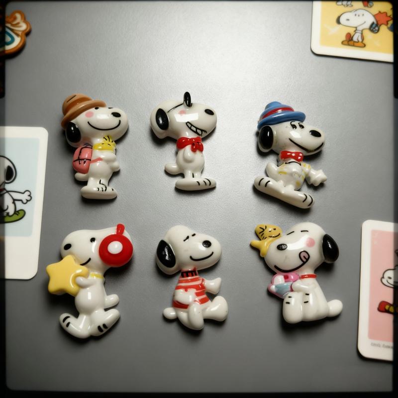 Phone Accessories From China - Cartoon Snoopy Resin Hair Clip Accessories