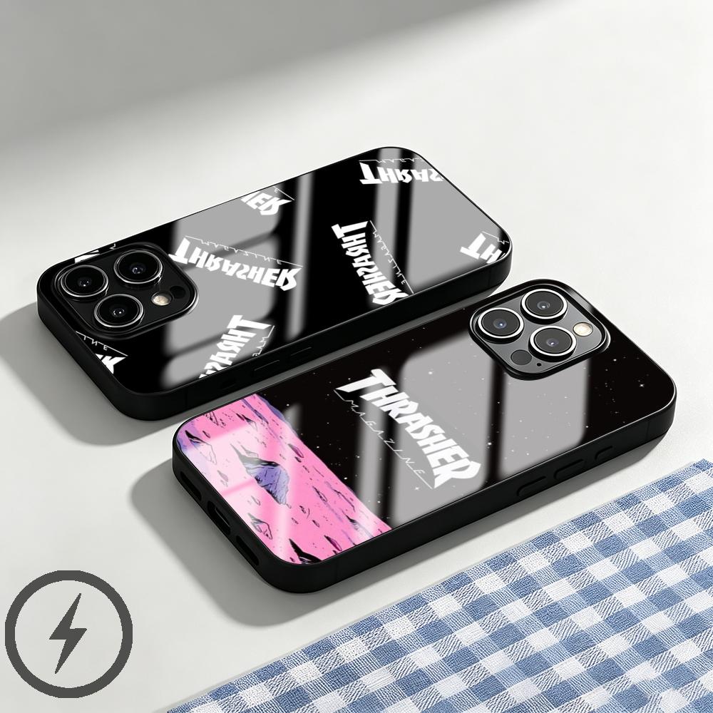 X Phone Accessories - Brand THRASHER Phone Case For iPhone