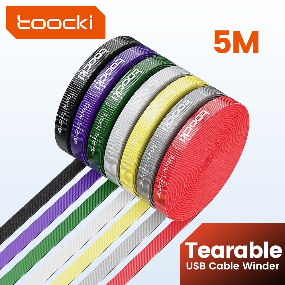 Phone Accessories Organizer - Toocki 5m Organizer Cable Management Tearable