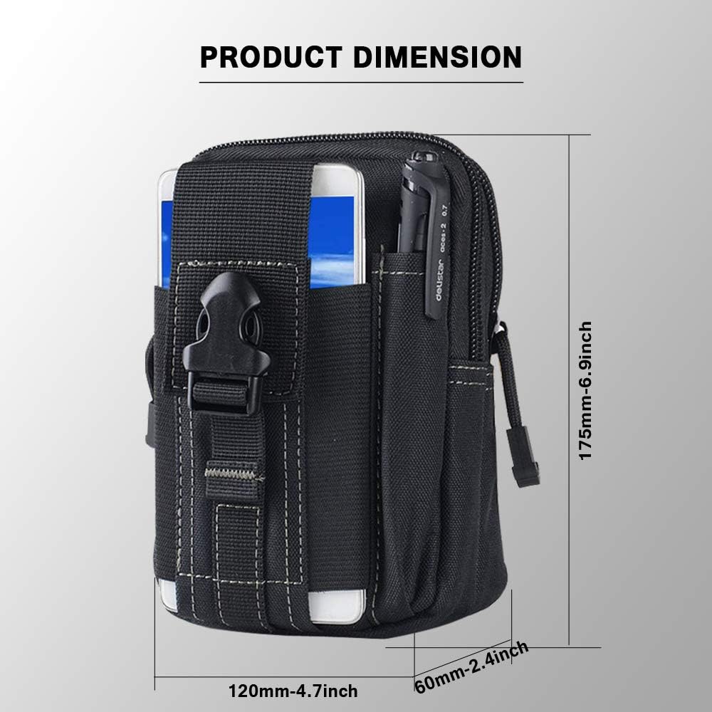 Tactical Molle Belt Pouch Mili - Phone Accessories Organizer 评论和价格