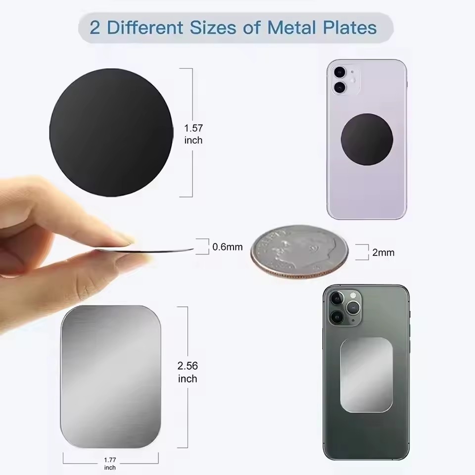 5/10pcs Magnetic Metal Plate D - Phone Accessories Quotes 评论和价格