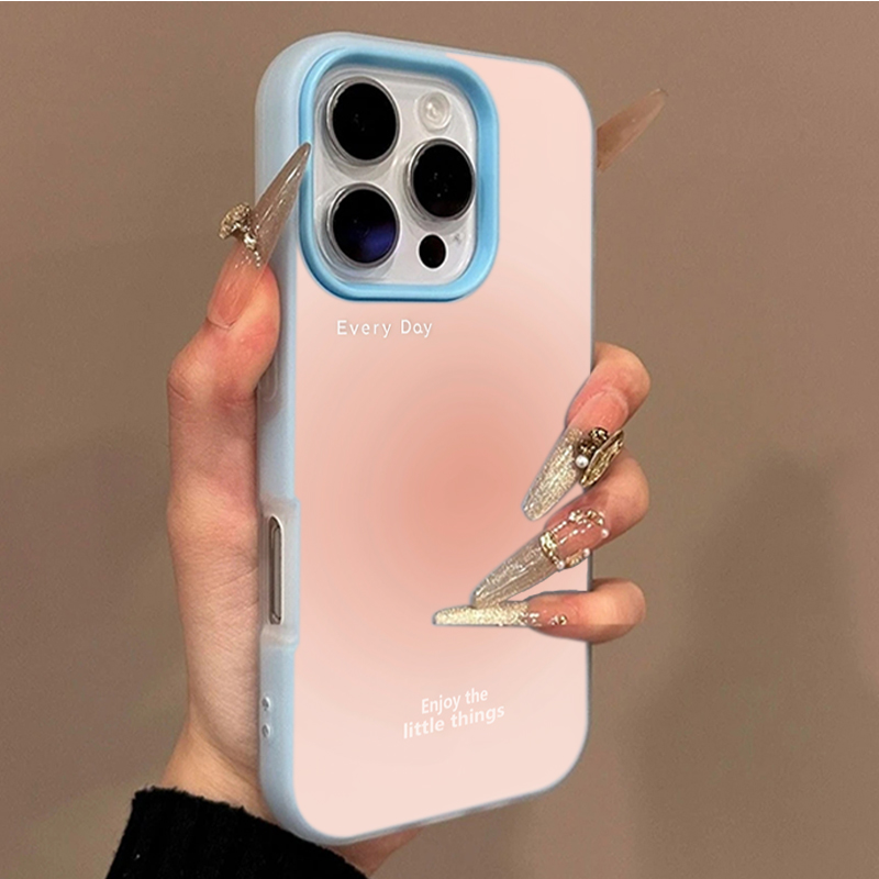 Pink Gradient Pattern Phone Ca - X Phone Accessories 评论和价格