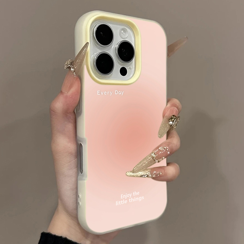 Pink Gradient Pattern Phone Ca - X Phone Accessories 评论和价格
