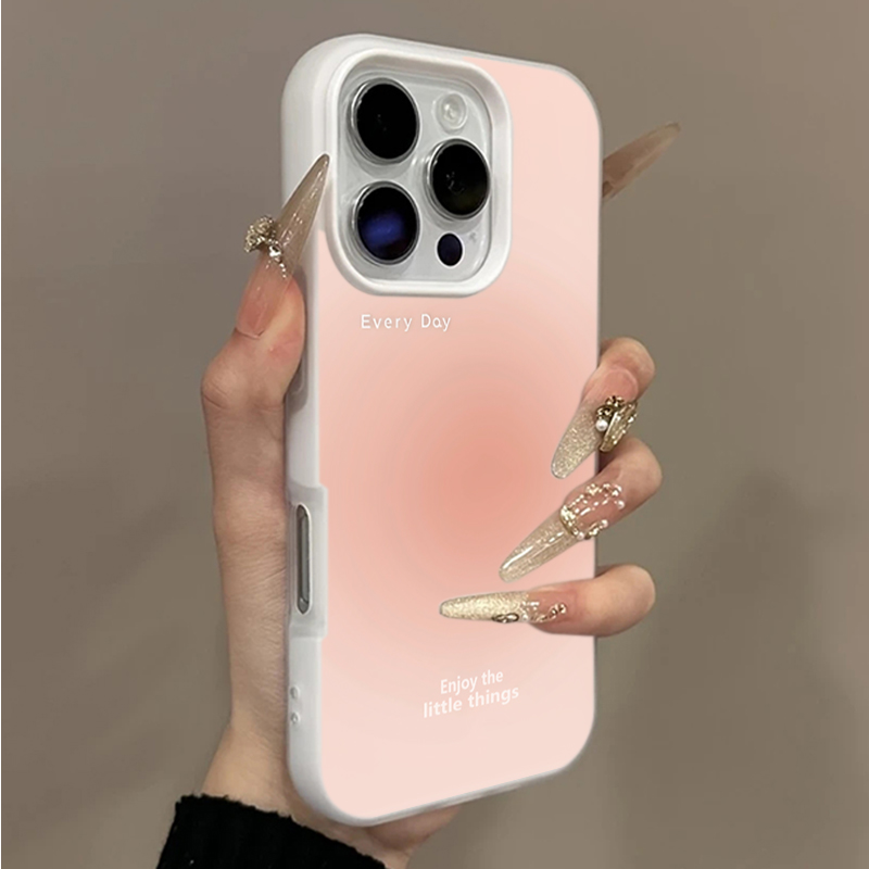 Pink Gradient Pattern Phone Ca - X Phone Accessories 评论和价格