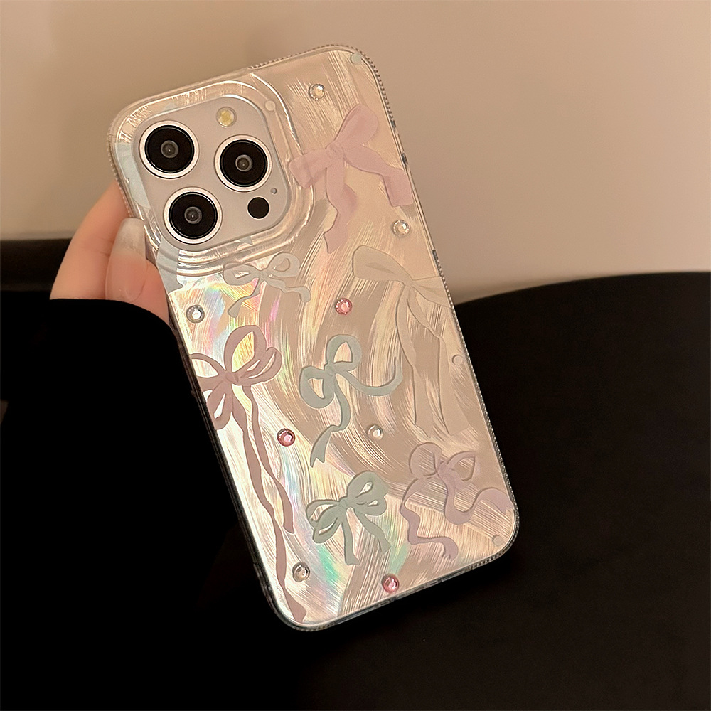 Korean Colorful Bowknot Diamon - Phone Accessories Quotes 评论和价格