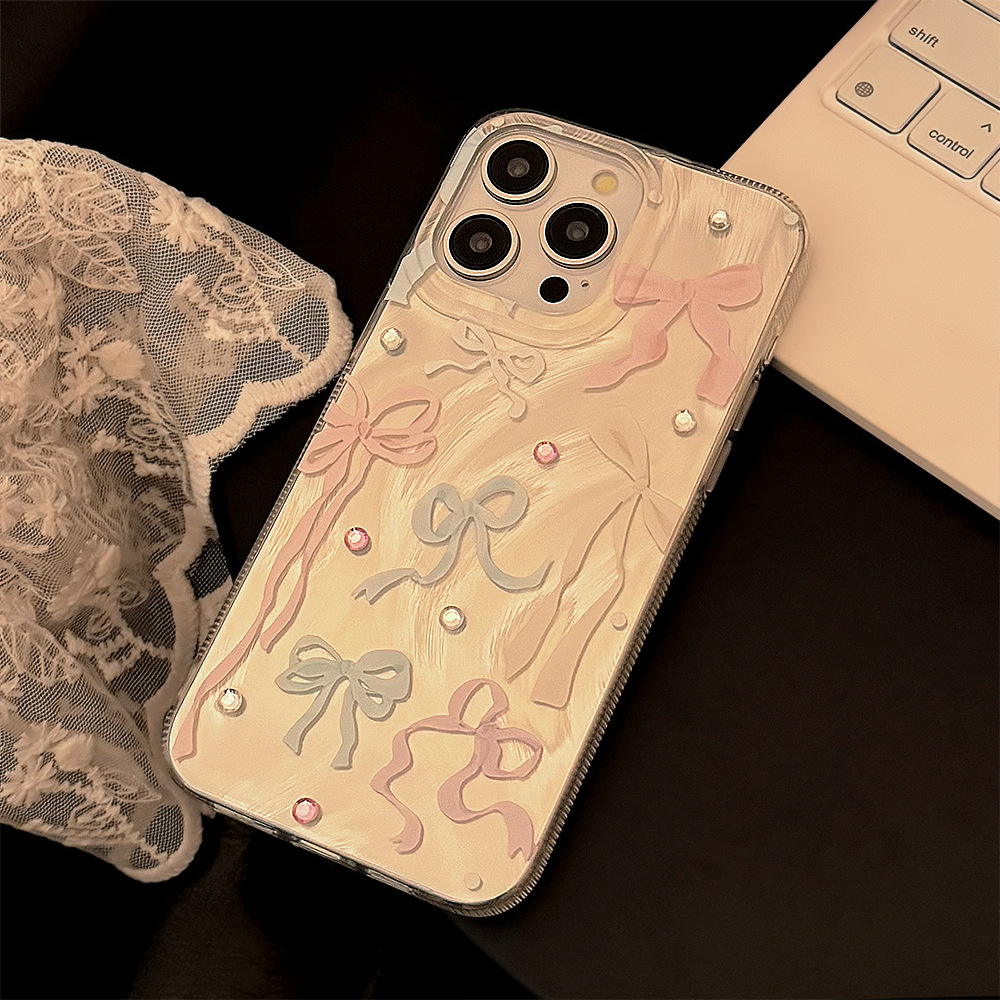 Korean Colorful Bowknot Diamon - Phone Accessories Quotes 评论和价格