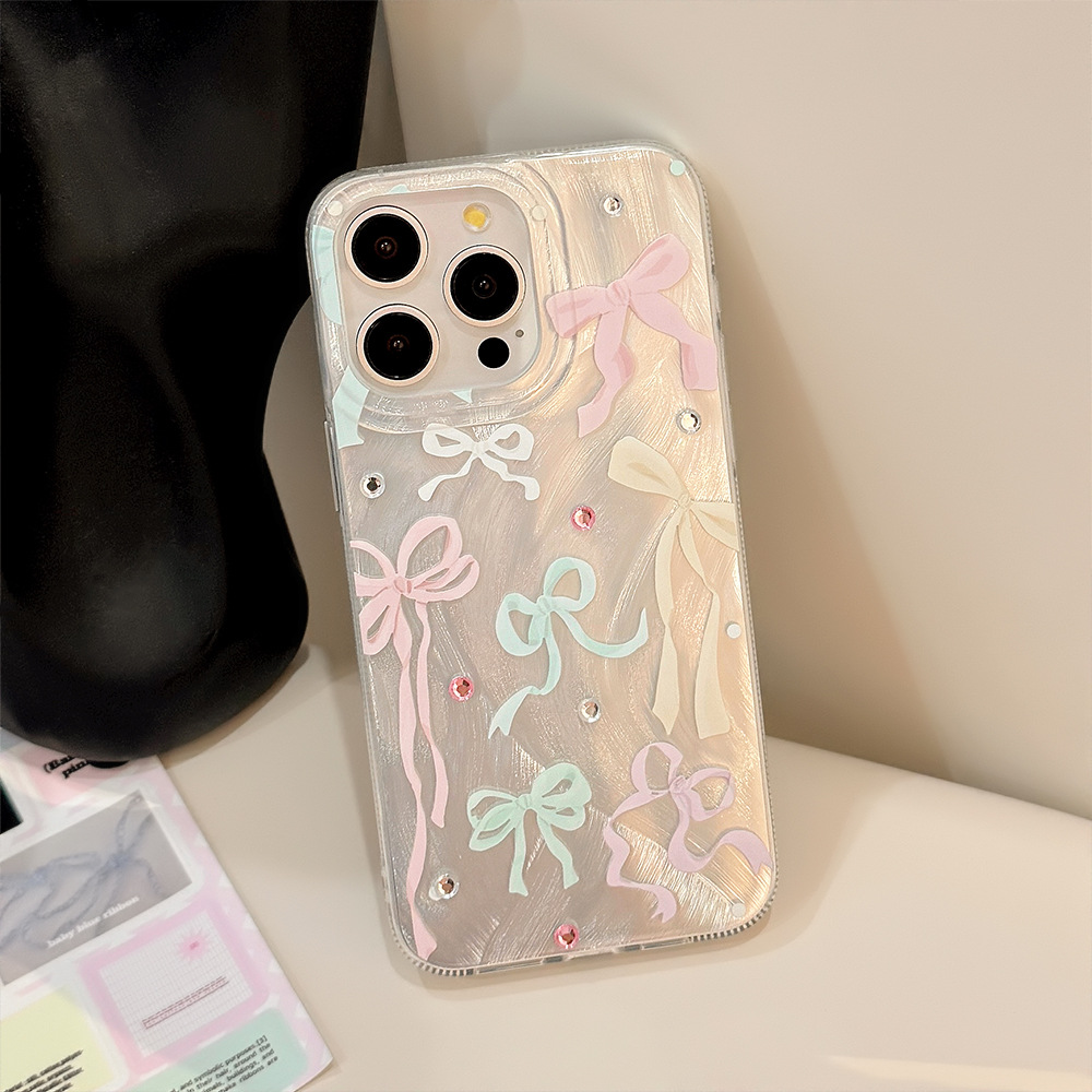 Korean Colorful Bowknot Diamon - Phone Accessories Quotes 评论和价格