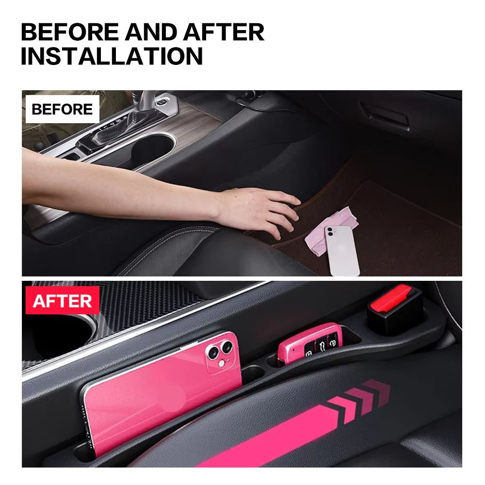 2pcs Universal Car Seat Gap Fi - Phone Accessories Organizer 评论和价格