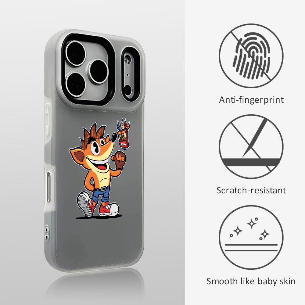 C-Crash B-Bandicoot Phone Case - Phone Case Clear 评论和价格