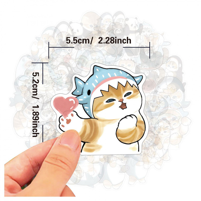 Mofusand Cute Stickers for  Fu - Phone Accessories Quotes 评论和价格
