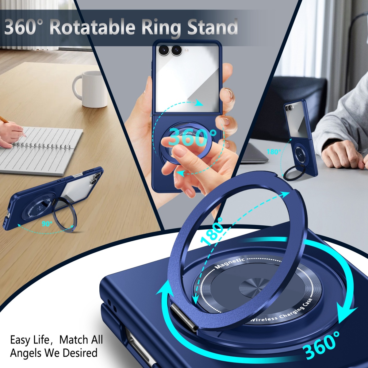 Magnetic Metal Rotate Ring Hol - Phone Accessories Popsocket 评论和价格