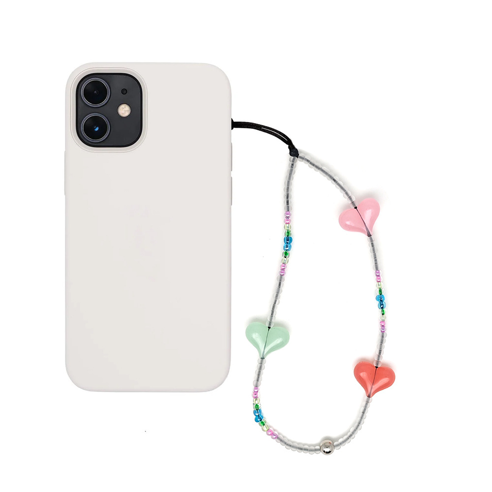 HERLOOK Y2K Beaded Heart Phone - Phone Accessories For Teens 评论和价格
