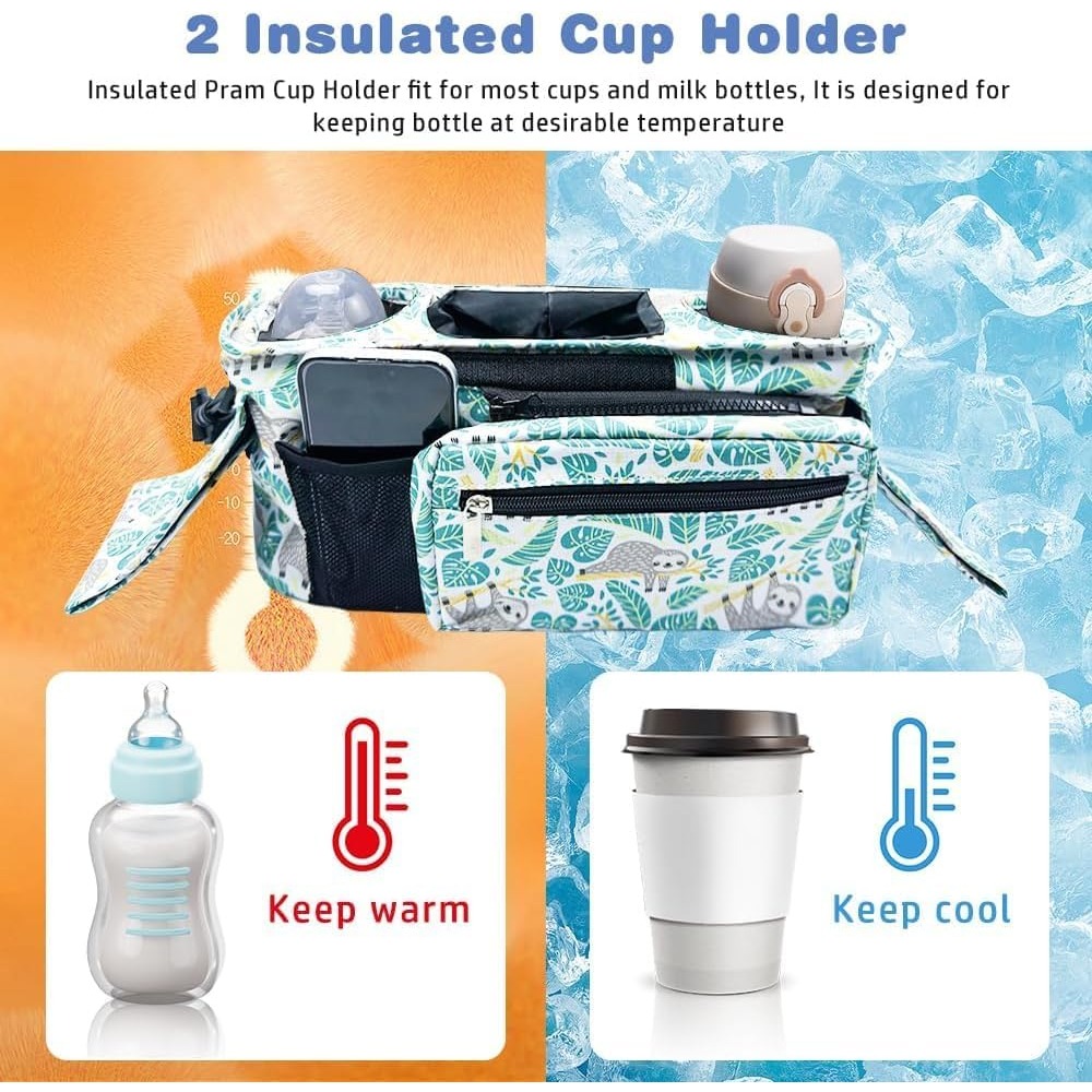 Stroller Caddy Organizer With  - Phone Accessories Organizer 评论和价格
