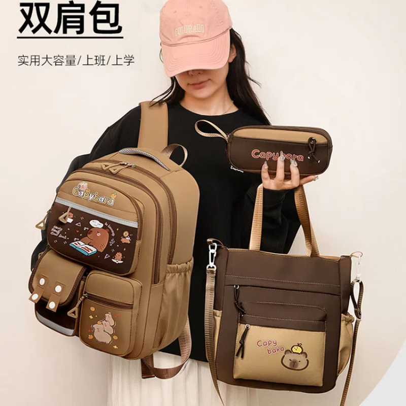 Capybara School Backpack Teens - Phone Accessories For Teens 评论和价格