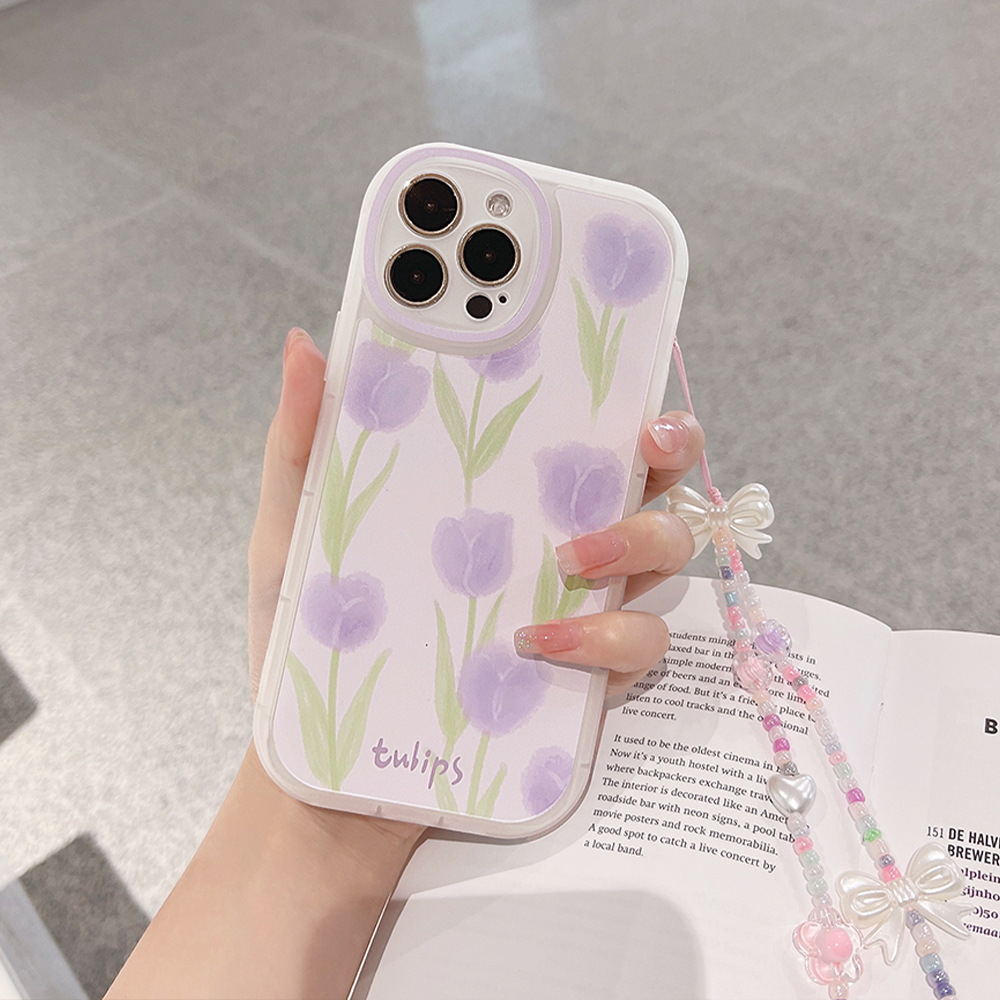 Tulip Flowers Phone Case Wrist - Phone Accessories Quotes 评论和价格
