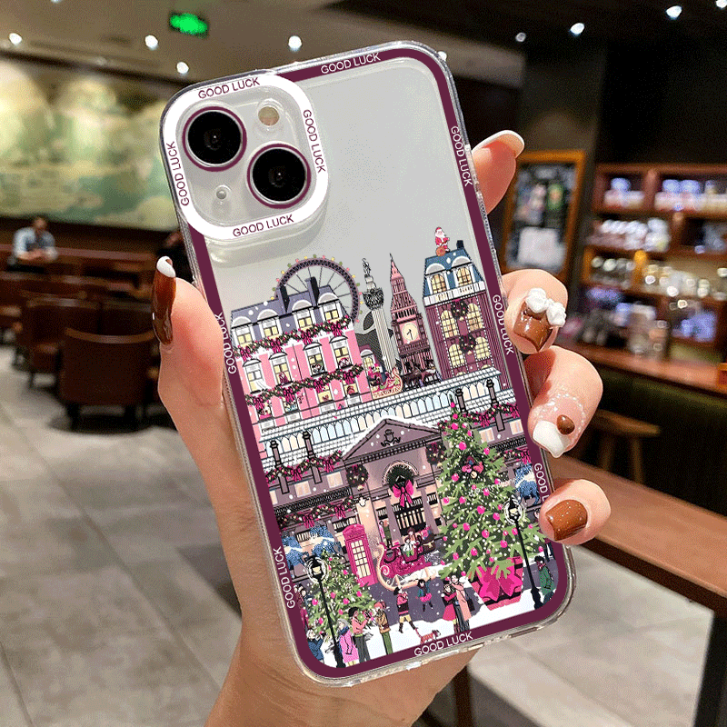 Winter New Year Christmas Stre - X Phone Accessories 评论和价格