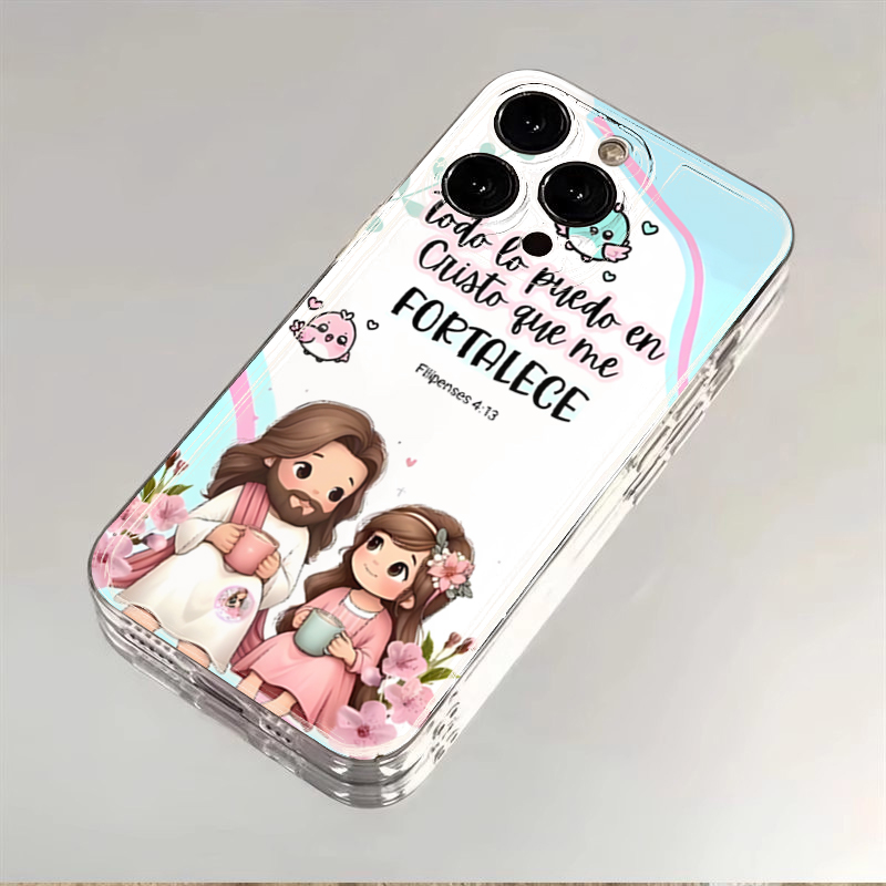 Cartoon Jesus And Me Bible Ver - X Phone Accessories 评论和价格