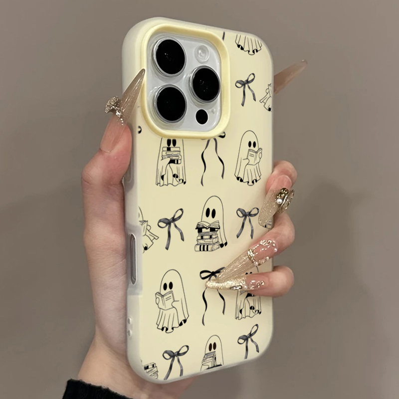 Cute Halloween Book Ghost Bow  - X Phone Accessories 评论和价格