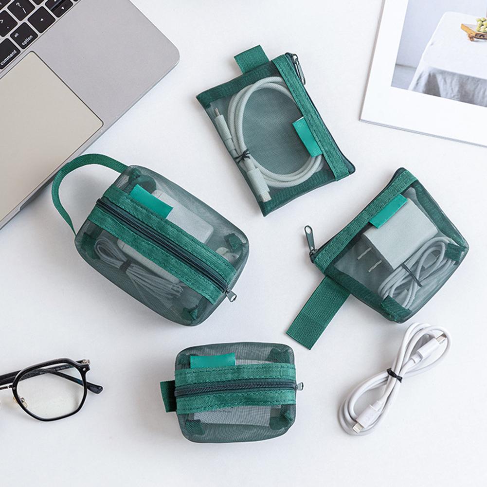 6Pcs Mesh Zipper Storage Bag S - Phone Accessories Organizer 评论和价格