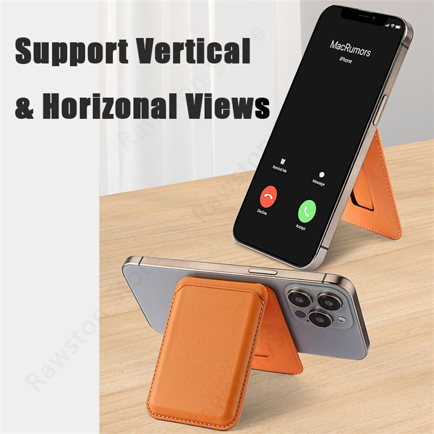Kickstand Magnetic Leather Wal - Phone Accessories And Gadget 评论和价格