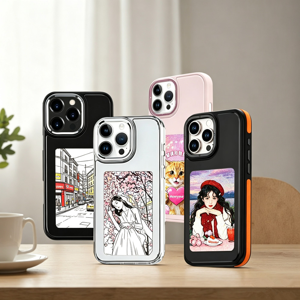 DIY E-Ink Screen Phone Case NF - Phone Accessories And Gadget 评论和价格