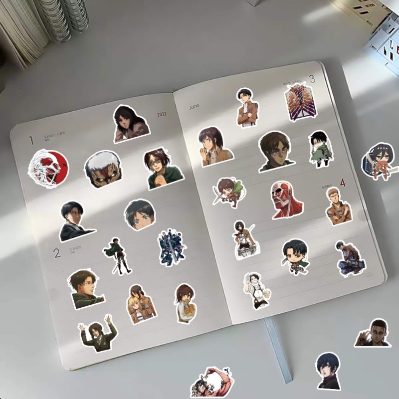 60Pcs Attack on Titan Anime St - Phone Accessories Quotes 评论和价格