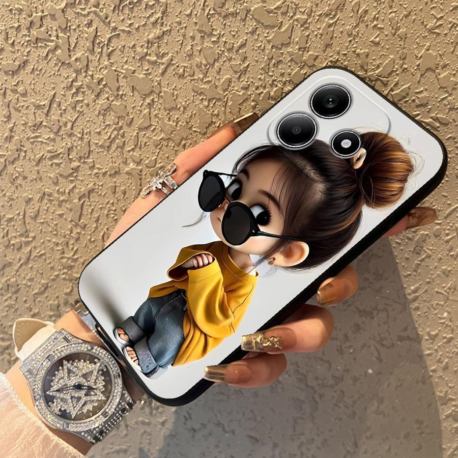 Cartoon Girl Pattern Funda Pho - X Phone Accessories 评论和价格