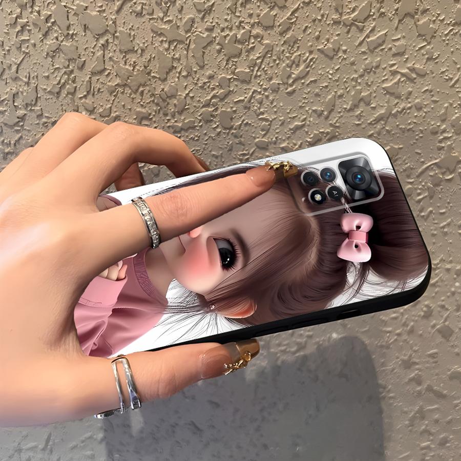Cartoon Girl Pattern Funda Pho - X Phone Accessories 评论和价格