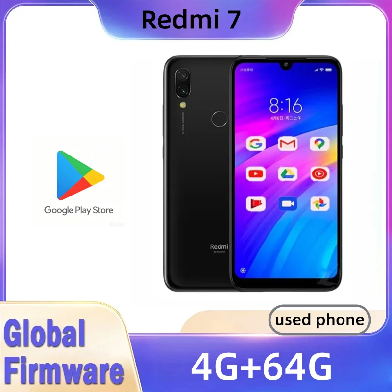 Xiaomi Redmi 7 Cellphone with  - Phone Accessories Display 评论和价格