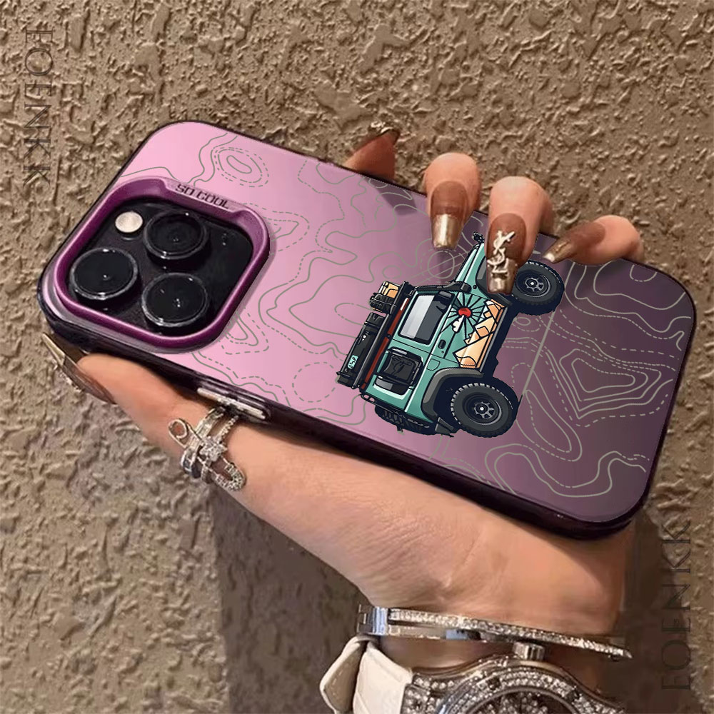 Simple Car Pattern Phone Case  - X Phone Accessories 评论和价格