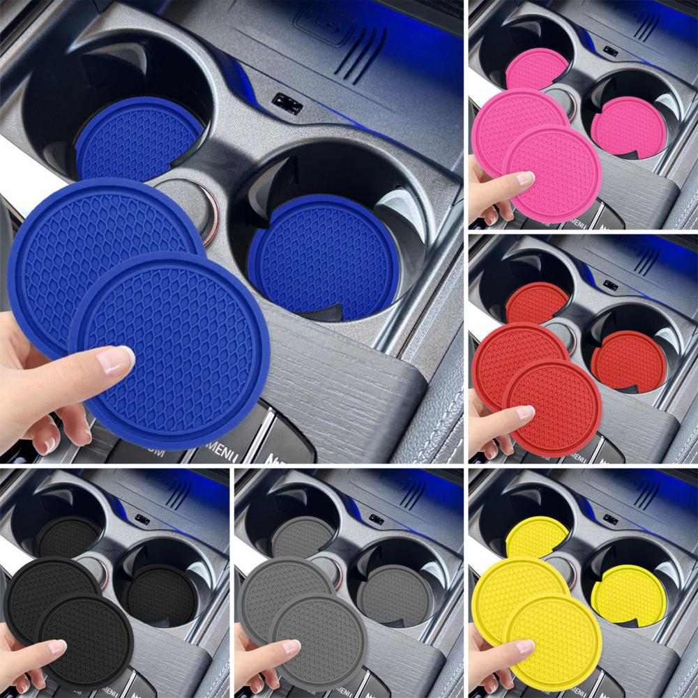 2Pcs Car Cup Holder PVC Anti-S - Phone Accessories Organizer 评论和价格
