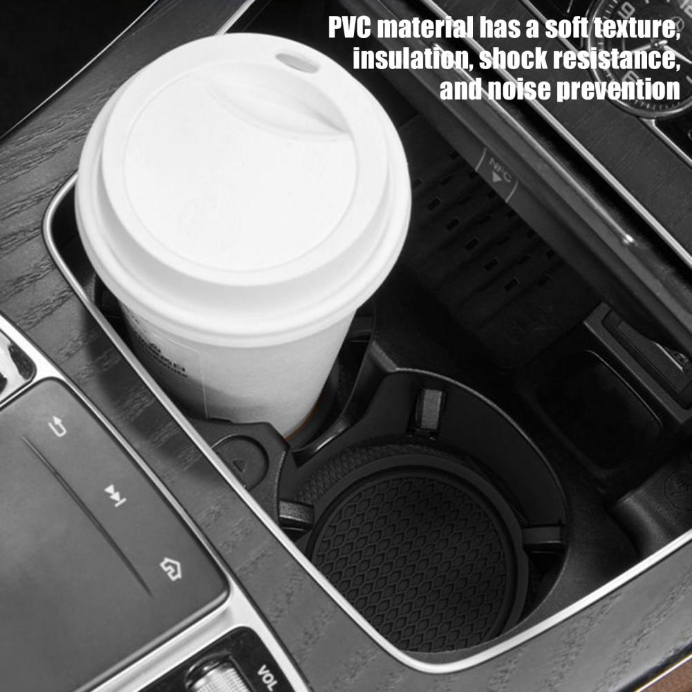 2Pcs Car Cup Holder PVC Anti-S - Phone Accessories Organizer 评论和价格