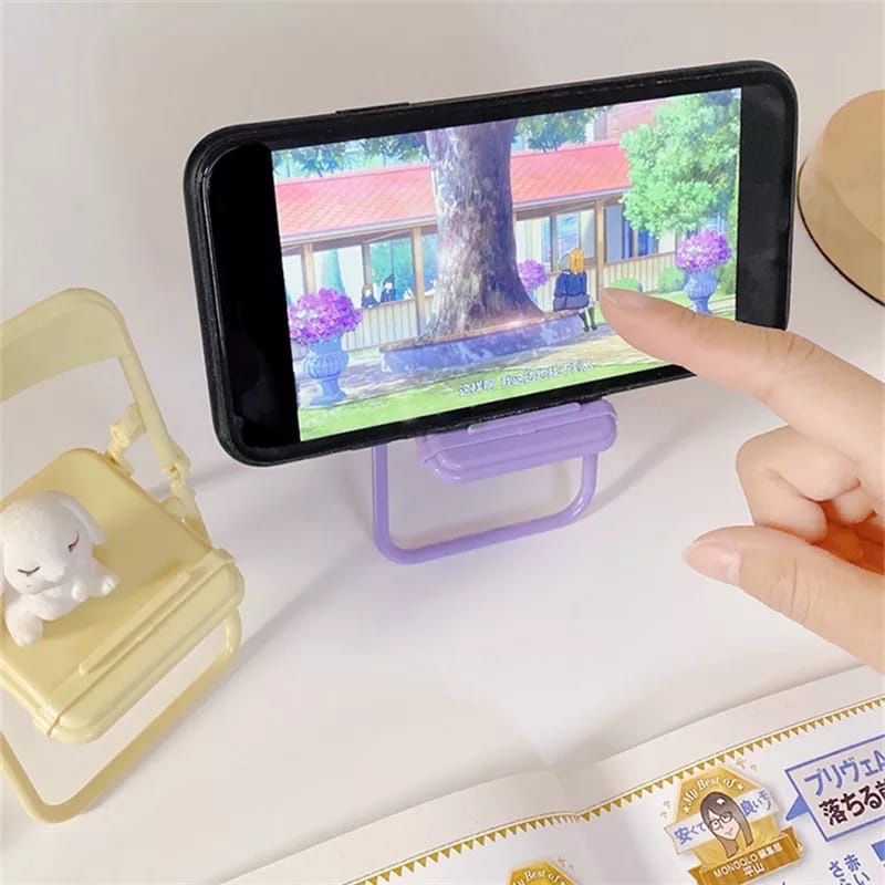 Cute Chair Phone Holder Stand  - Phone Accessories Organizer 评论和价格