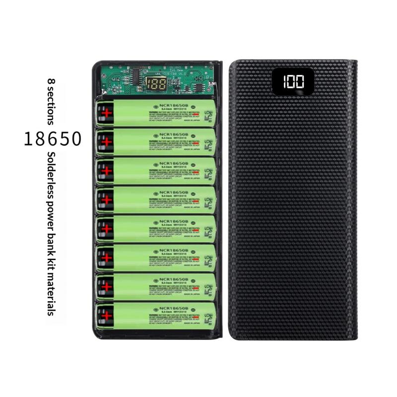 1pc DIY 8*18650 Battery Power  - Phone Accessories Organizer 评论和价格