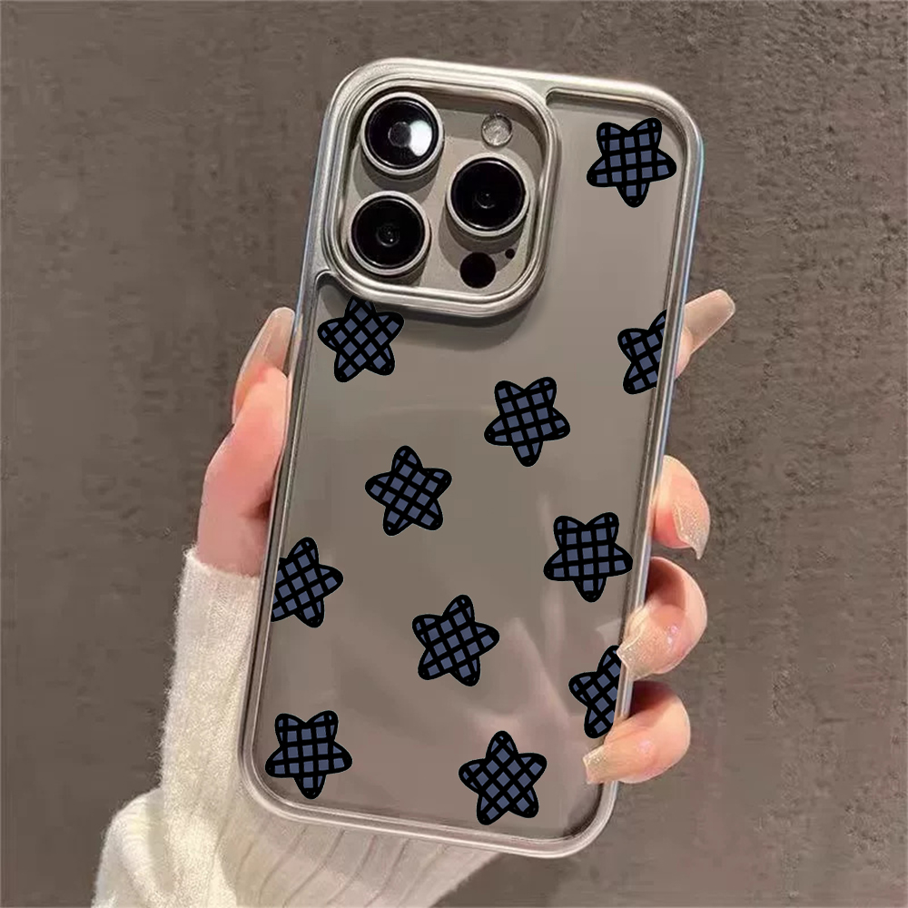 Y2K Stars Fashion Clear Cases  - Phone Case Clear 评论和价格