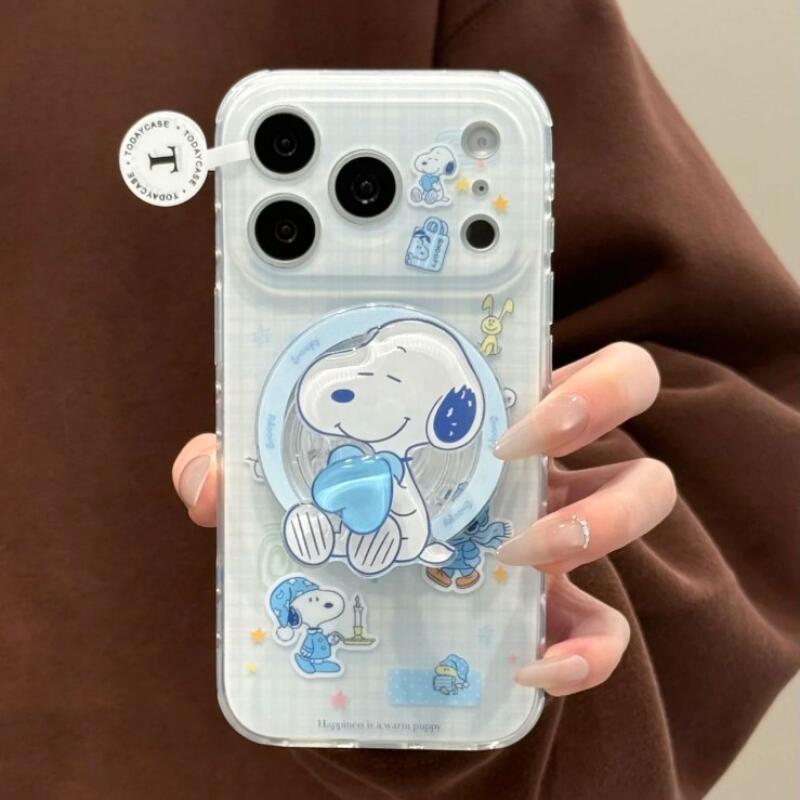 Snoopy Phone Case Kawaii Blue  - Phone Accessories From China 评论和价格