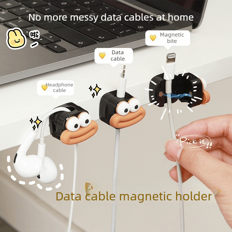 1/5/10pcs Magnetic Cable Clips - Cable Organizer Magnetic 评论和价格