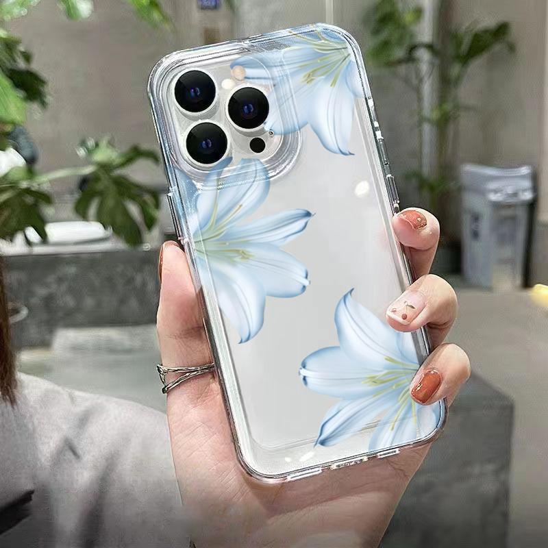 Fashion Exquisite White Lily F - Phone Case Clear 评论和价格