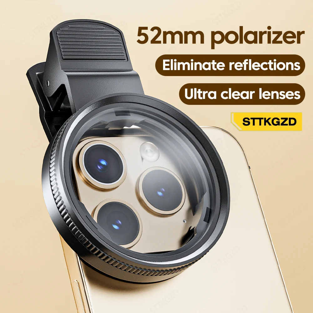 New 52mm CPL Mobile Phone Lens - Phone Accessories And Gadget 评论和价格