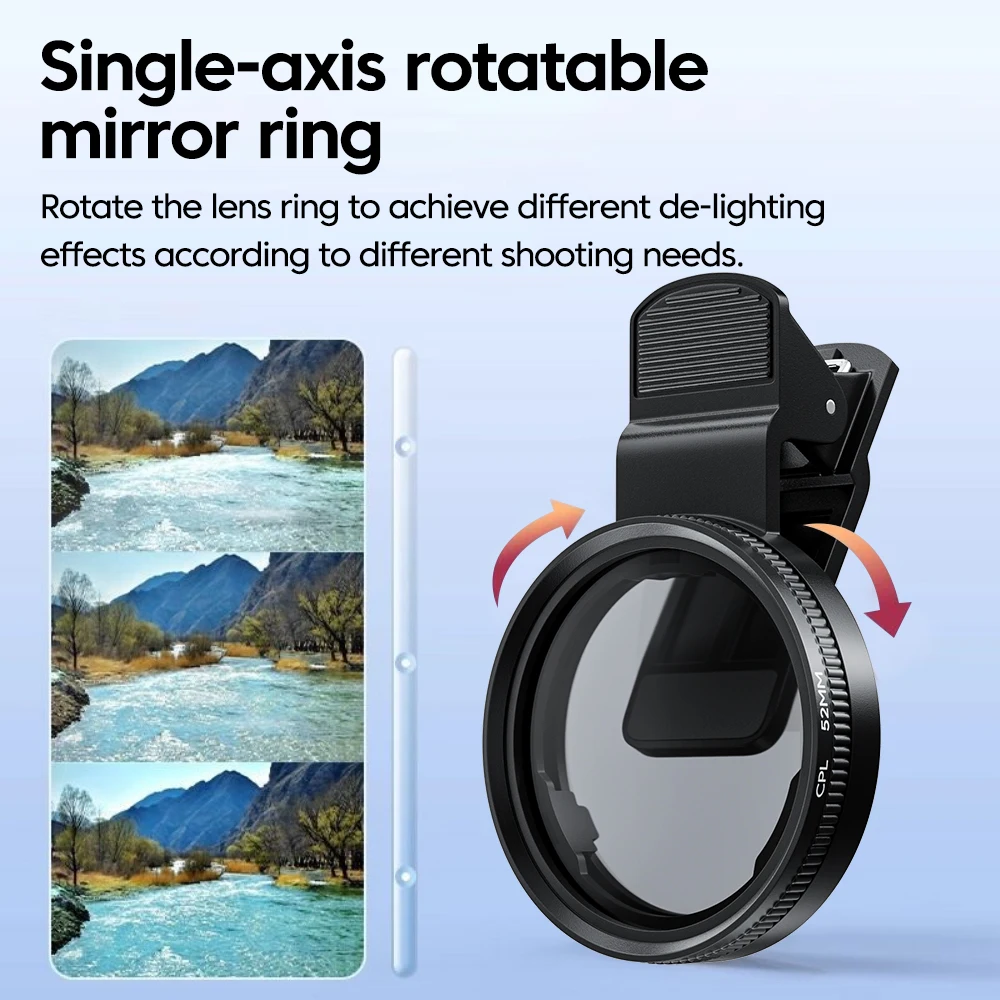 New 52mm CPL Mobile Phone Lens - Phone Accessories And Gadget 评论和价格
