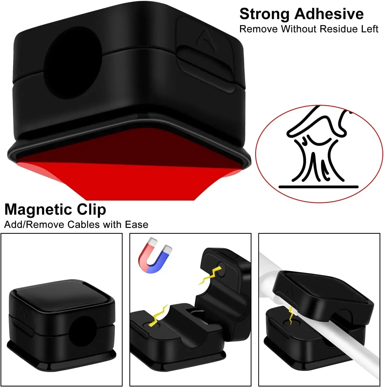 Mini Cable Organizer Holder Ma - Cable Organizer Magnetic 评论和价格