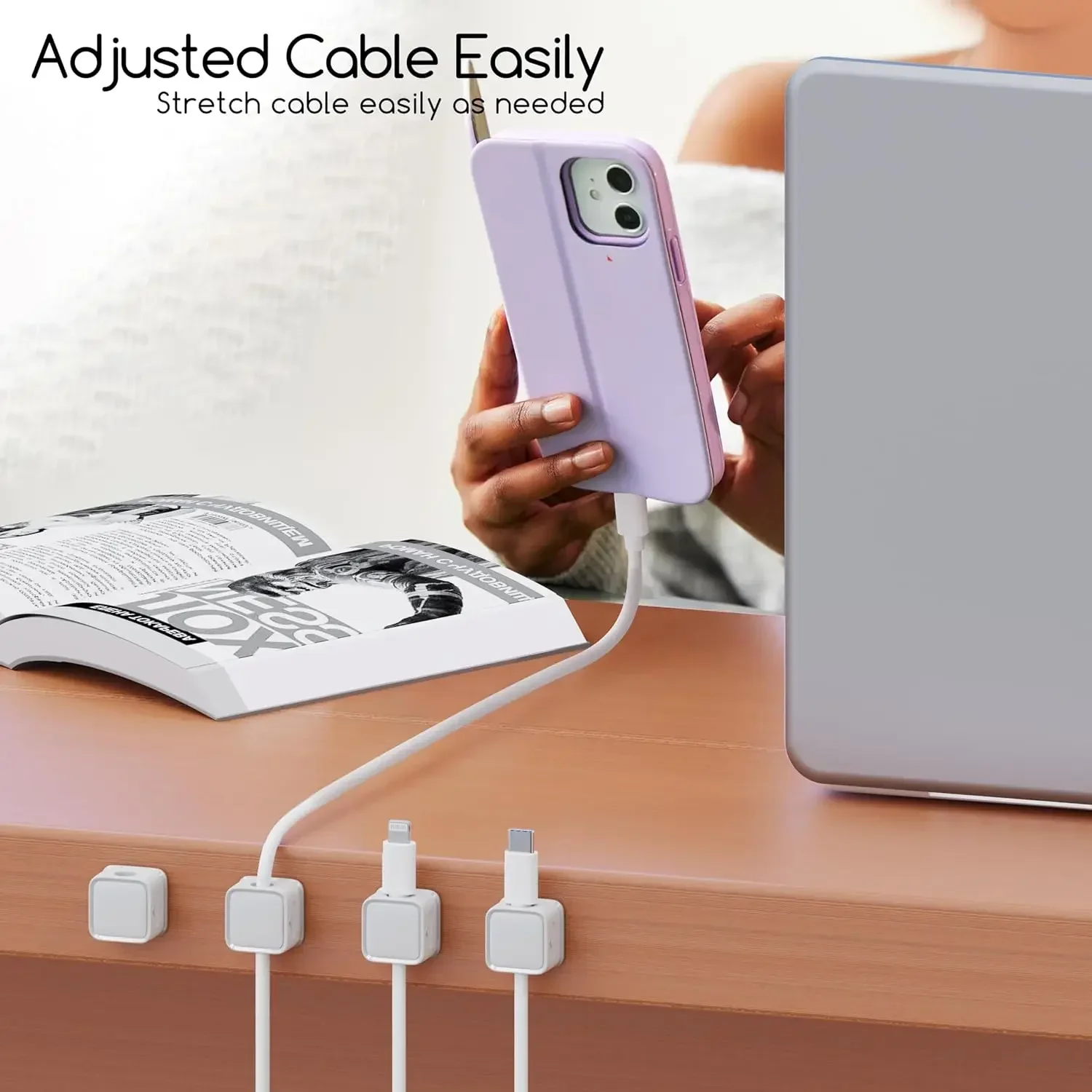 Mini Cable Organizer Holder Ma - Cable Organizer Magnetic 评论和价格
