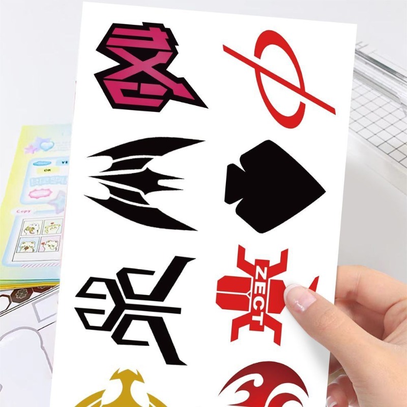 60 Sheets Kamen Rider Logo Sti - Phone Accessories Quotes 评论和价格